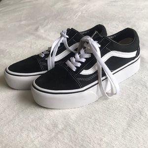 NEW platform vans sneakers